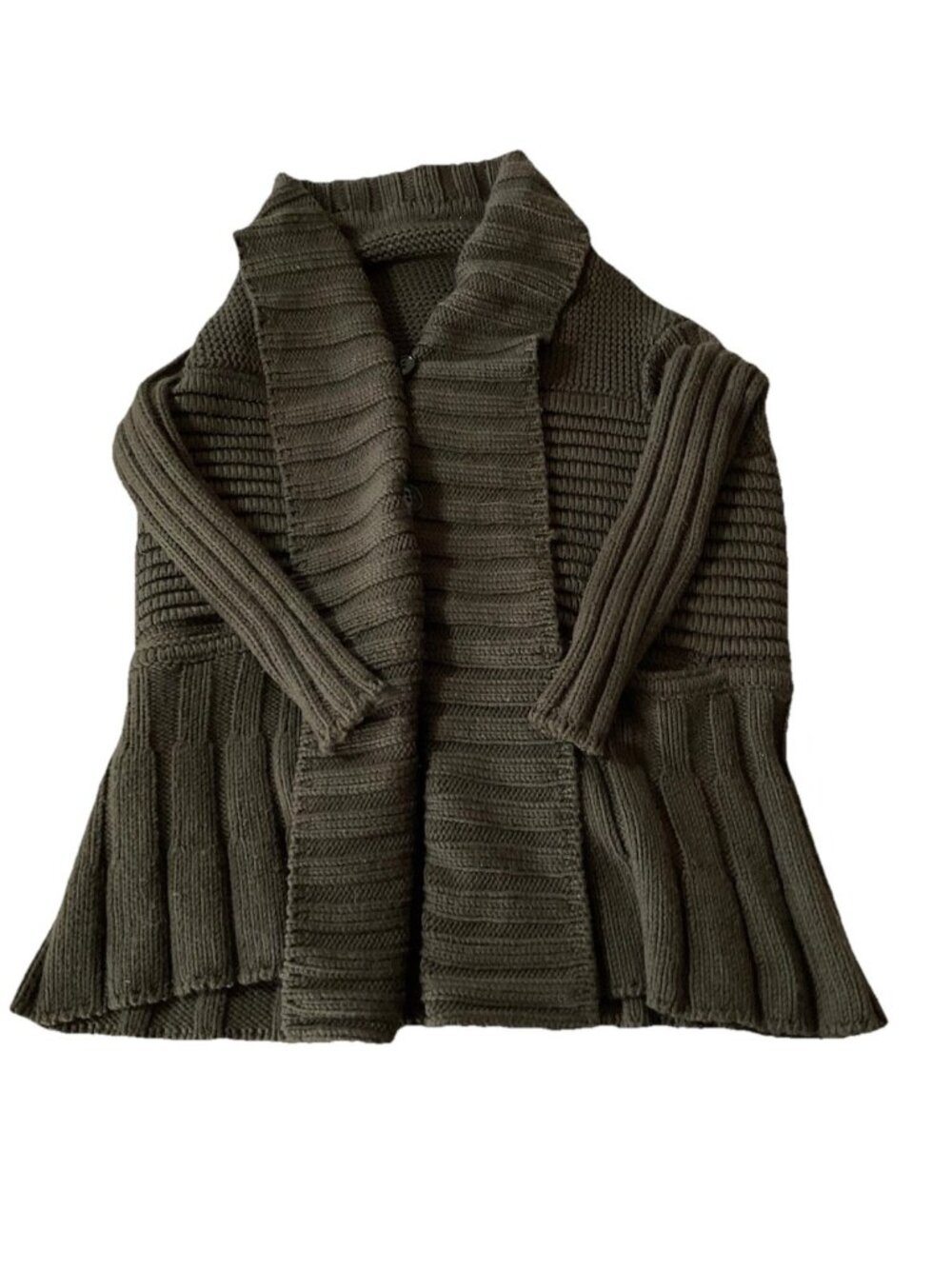 Stella Mccartney Made In Italy Wool Sweater Green Size 36 Luxury Designer